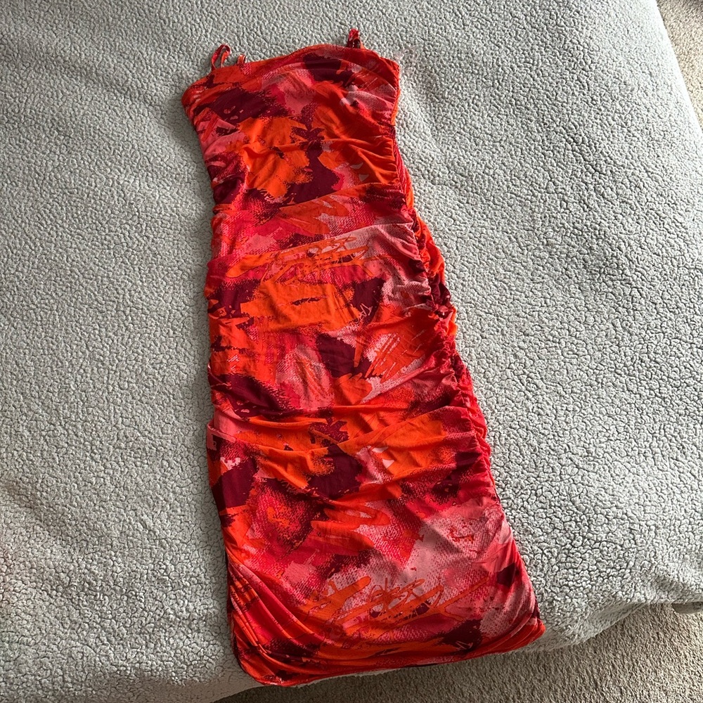 Mesh Midi Dress